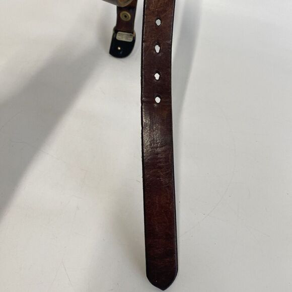 VINTAGE 1970s *KWAKIUTAL SEAHAWK* TOTEM ART SOLID BRONZE BUCKLE 34” Belt - Picture 6 of 8